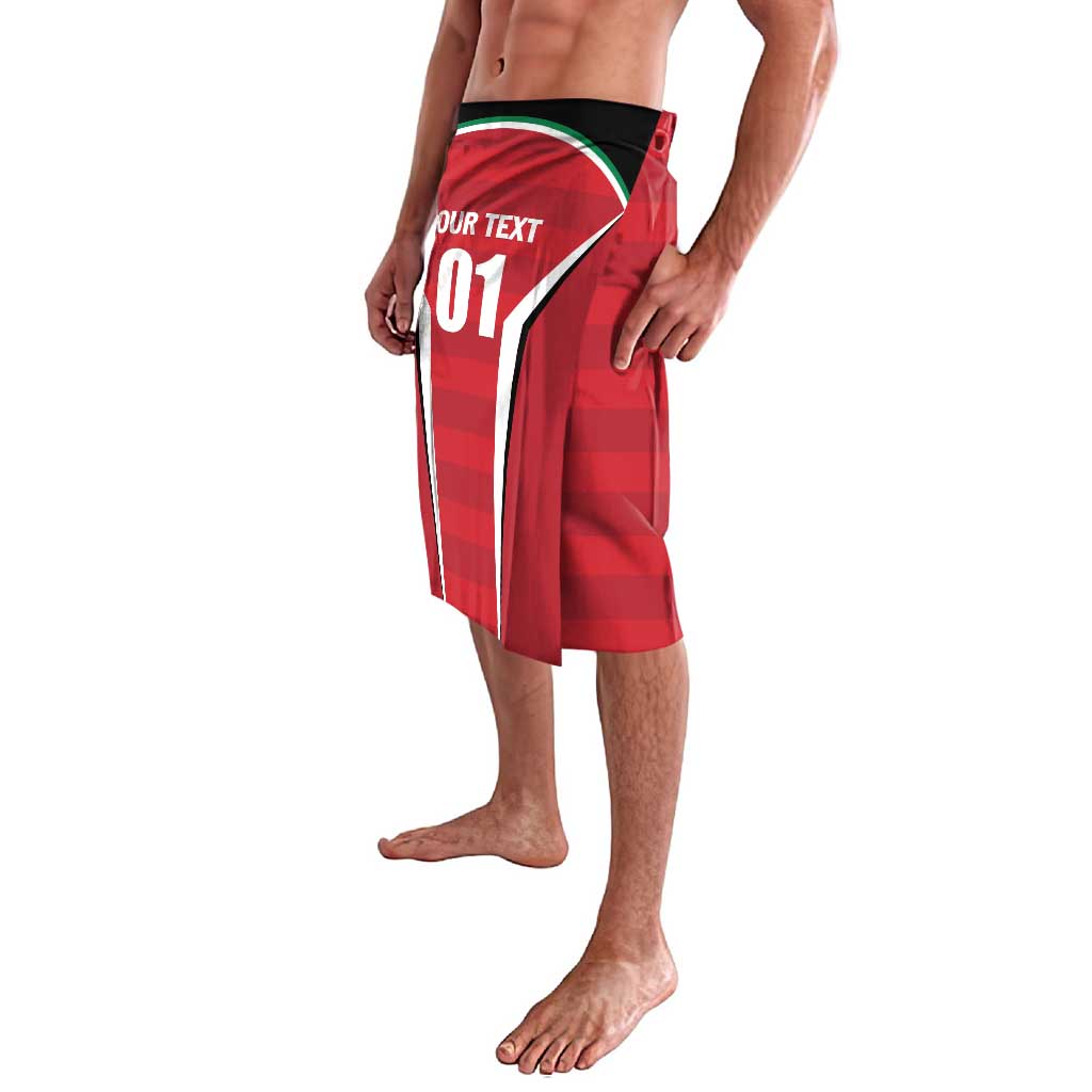 Custom Kuwait Cricket Lavalava Go Champions - Wonder Print Shop