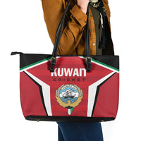 Kuwait Cricket Leather Tote Bag Go Champions - Wonder Print Shop