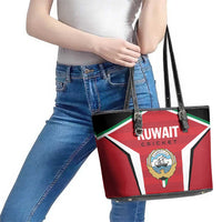 Kuwait Cricket Leather Tote Bag Go Champions - Wonder Print Shop