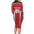 Custom Kuwait Cricket Long Sleeve Bodycon Dress Go Champions - Wonder Print Shop