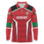 Custom Kuwait Cricket Long Sleeve Polo Shirt Go Champions - Wonder Print Shop
