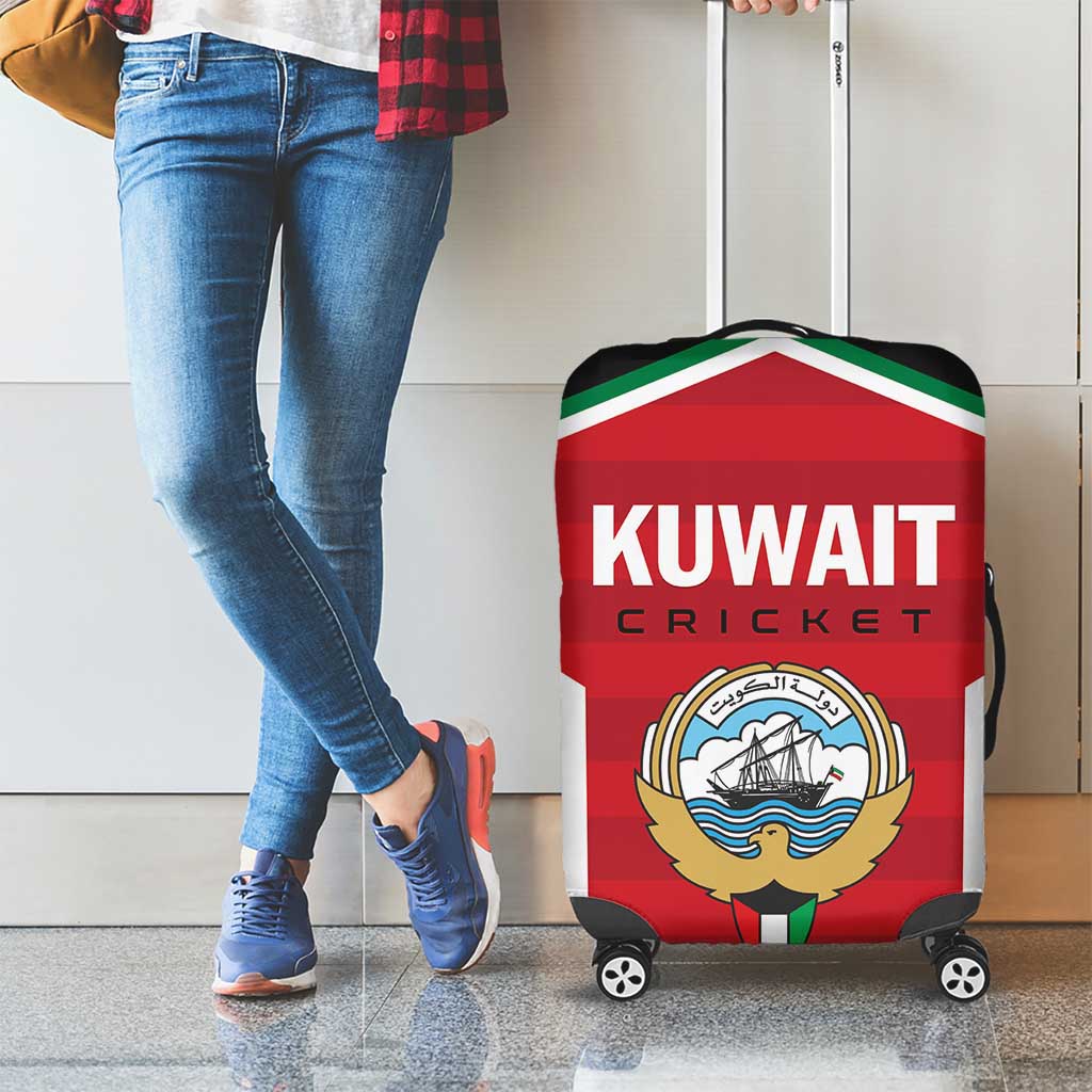 Kuwait Cricket Luggage Cover Go Champions - Wonder Print Shop