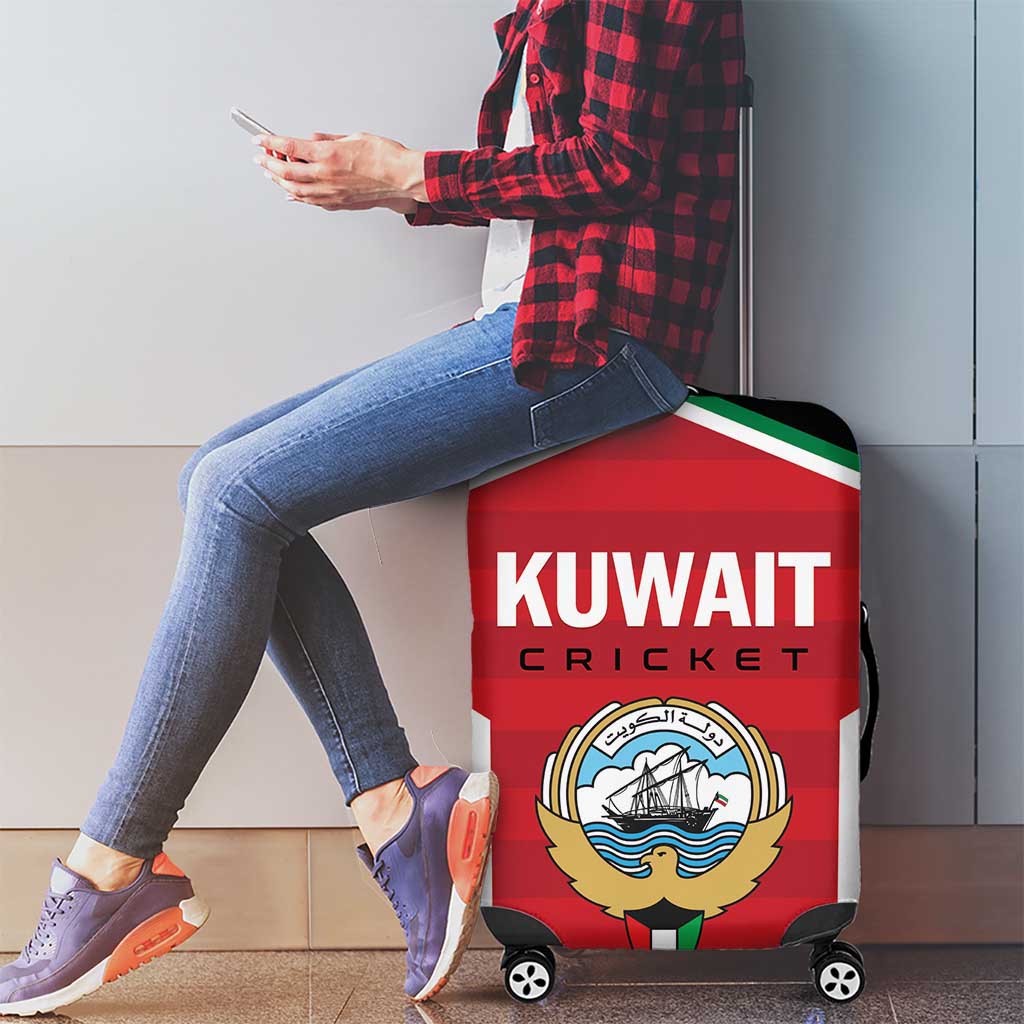Kuwait Cricket Luggage Cover Go Champions - Wonder Print Shop