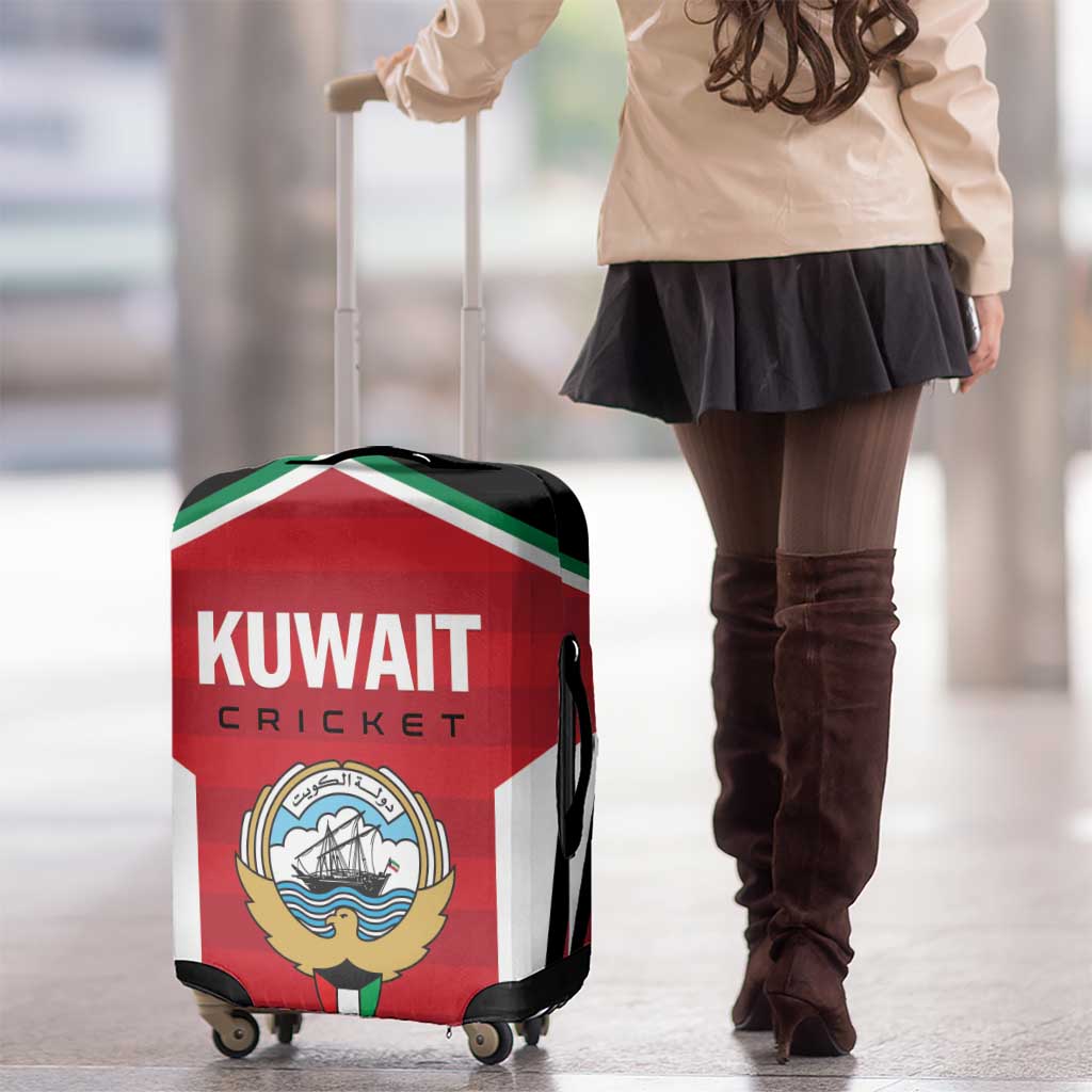Kuwait Cricket Luggage Cover Go Champions - Wonder Print Shop
