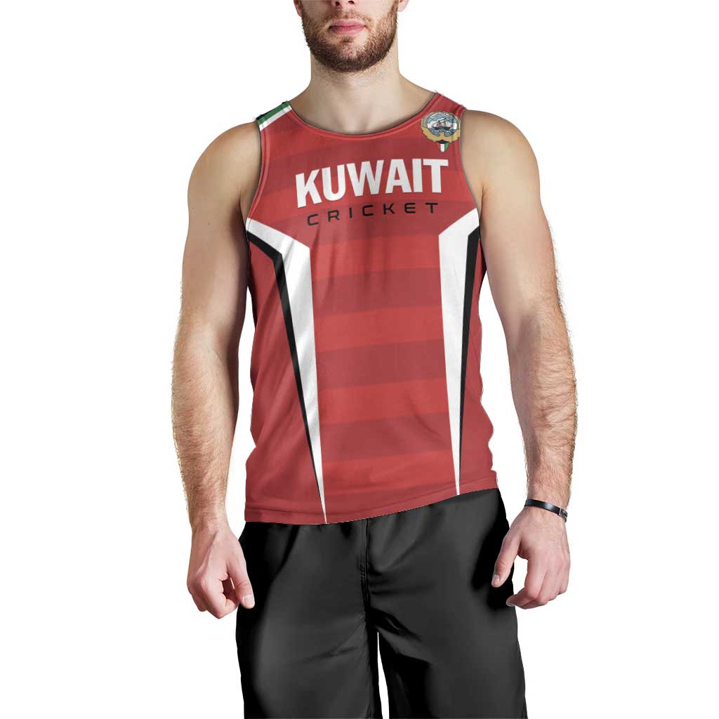 Custom Kuwait Cricket Men Tank Top Go Champions - Wonder Print Shop