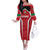 Custom Kuwait Cricket Off The Shoulder Long Sleeve Dress Go Champions - Wonder Print Shop