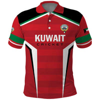 Custom Kuwait Cricket Polo Shirt Go Champions - Wonder Print Shop