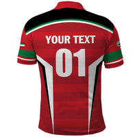 Custom Kuwait Cricket Polo Shirt Go Champions - Wonder Print Shop