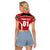 Custom Kuwait Cricket Raglan Cropped T Shirt Go Champions - Wonder Print Shop