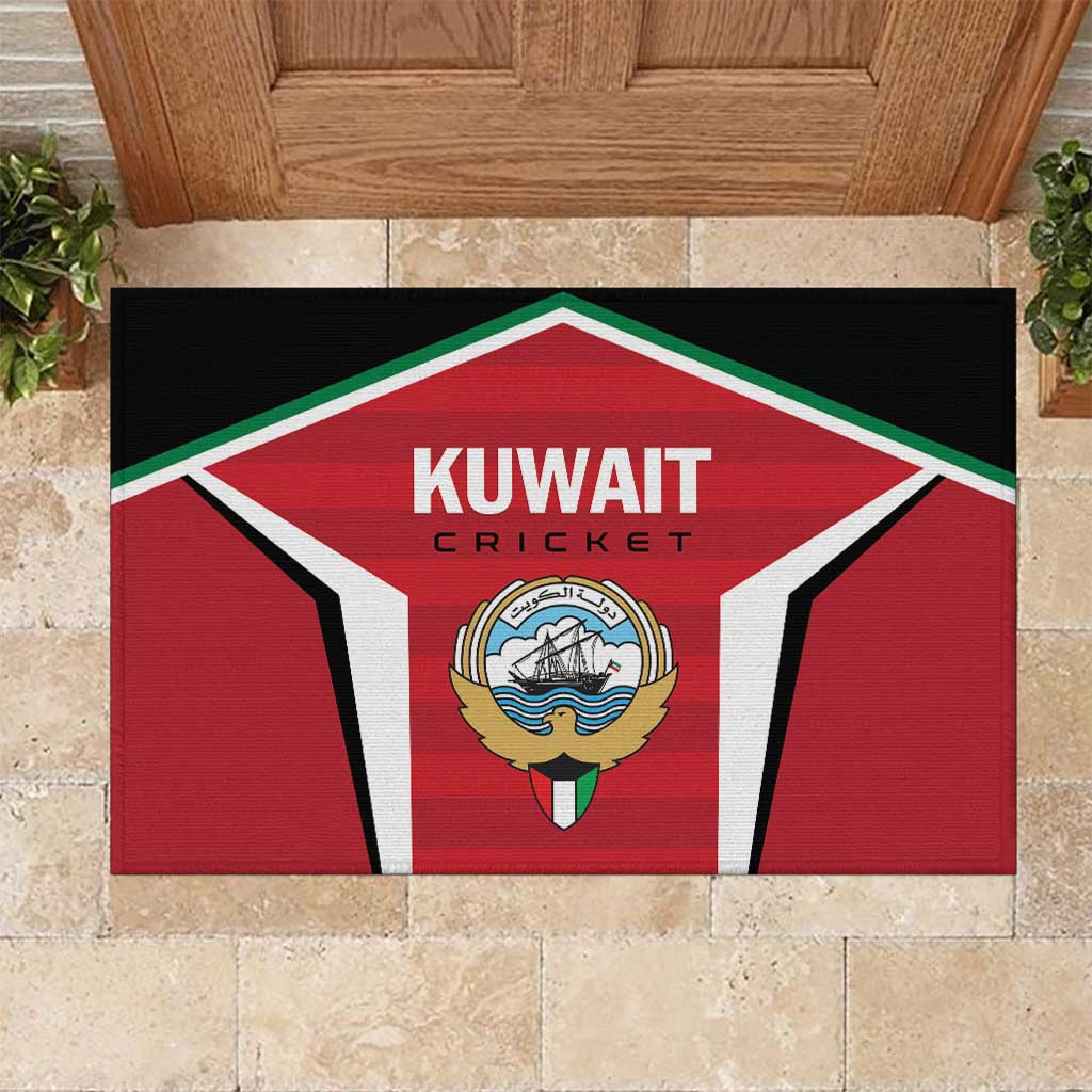 Kuwait Cricket Rubber Doormat Go Champions - Wonder Print Shop