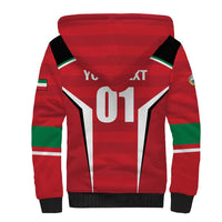 Custom Kuwait Cricket Sherpa Hoodie Go Champions - Wonder Print Shop