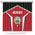Kuwait Cricket Shower Curtain Go Champions