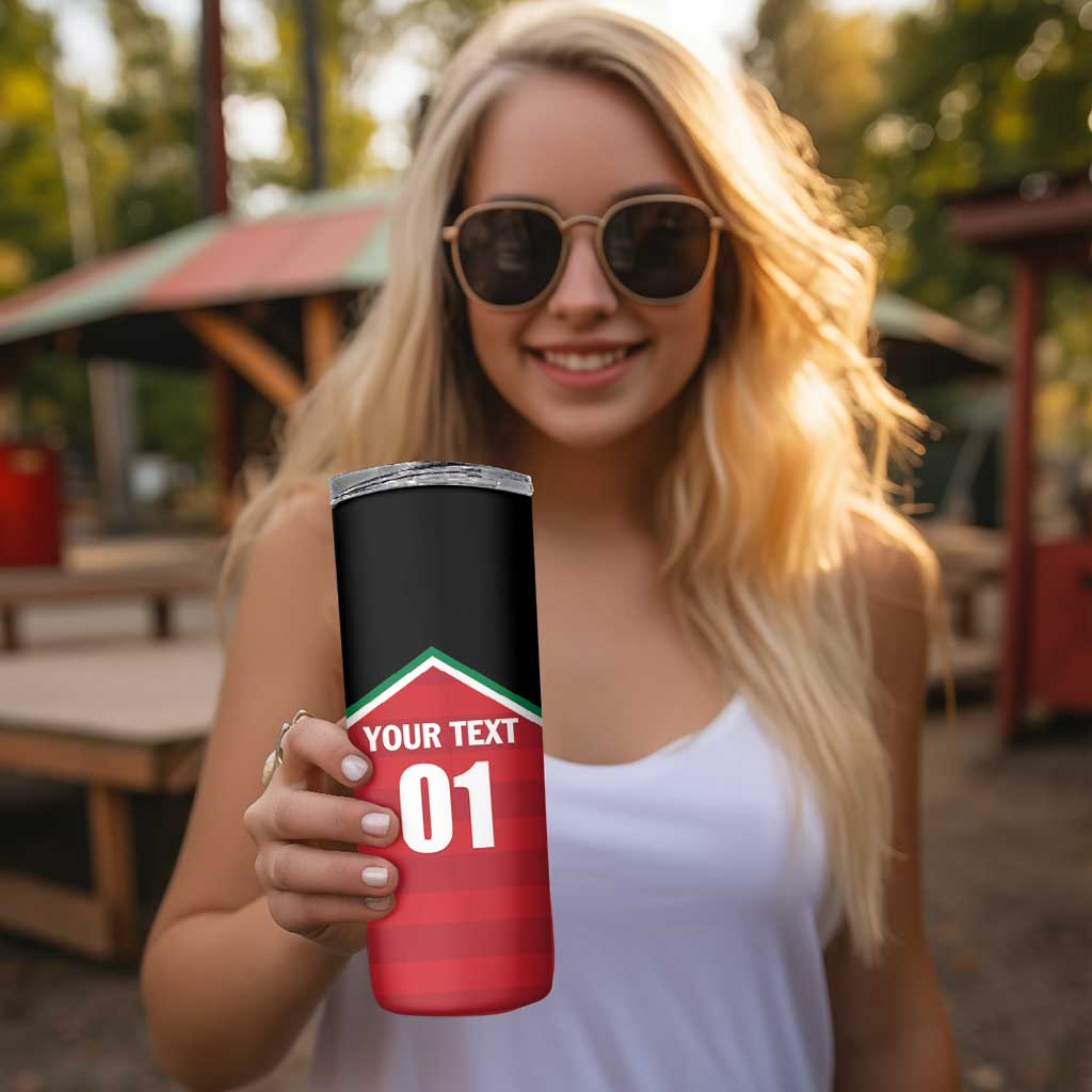 Custom Kuwait Cricket Skinny Tumbler Go Champions - Wonder Print Shop