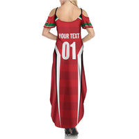 Custom Kuwait Cricket Summer Maxi Dress Go Champions - Wonder Print Shop