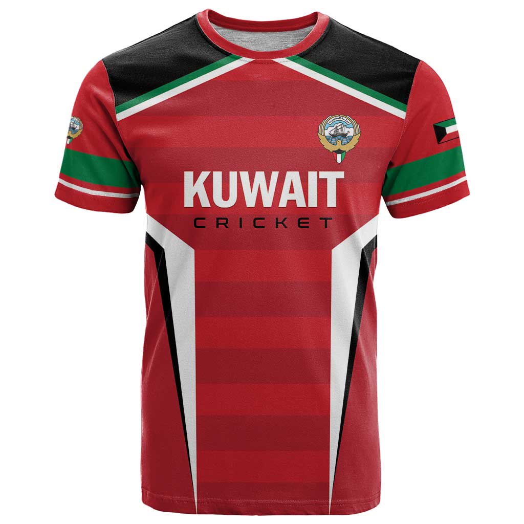 Custom Kuwait Cricket T Shirt Go Champions - Wonder Print Shop