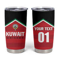 Custom Kuwait Cricket Tumbler Cup Go Champions - Wonder Print Shop