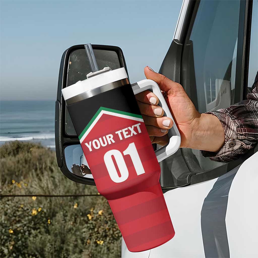 Custom Kuwait Cricket Tumbler With Handle Go Champions - Wonder Print Shop