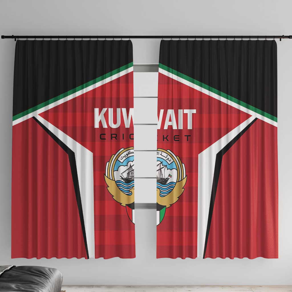 Kuwait Cricket Window Curtain Go Champions - Wonder Print Shop