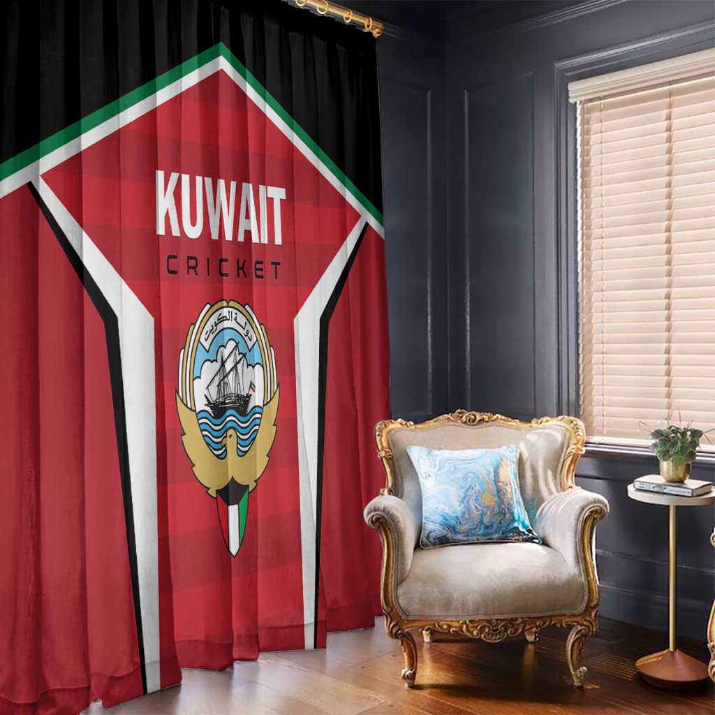 Kuwait Cricket Window Curtain Go Champions - Wonder Print Shop