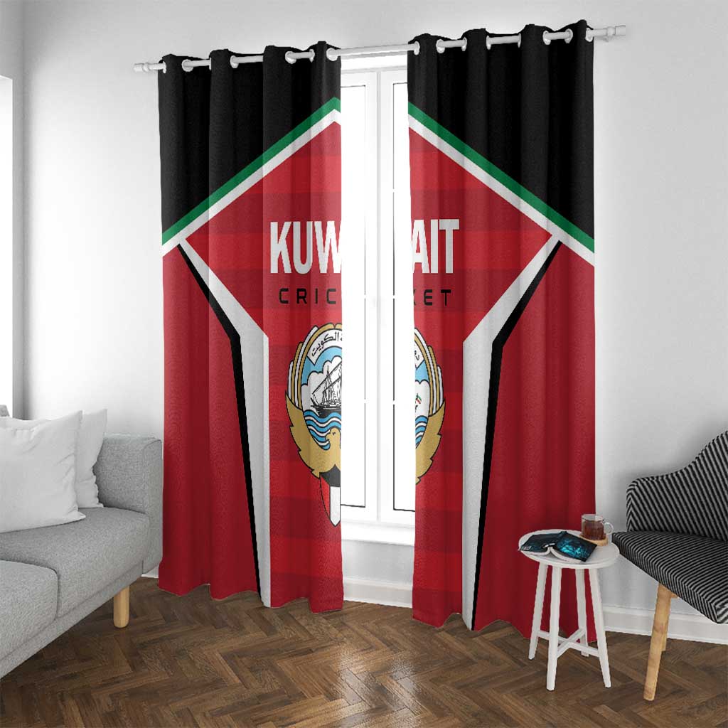 Kuwait Cricket Window Curtain Go Champions - Wonder Print Shop