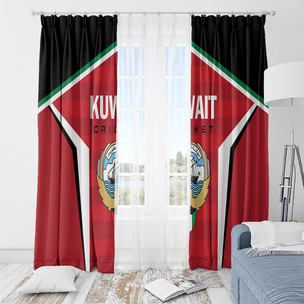 Kuwait Cricket Window Curtain Go Champions - Wonder Print Shop
