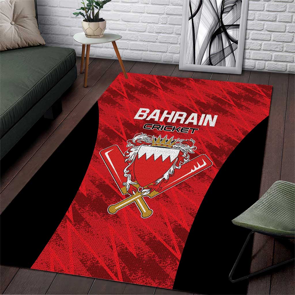 Bahrain Cricket Area Rug Come On Team Bahrain - Wonder Print Shop