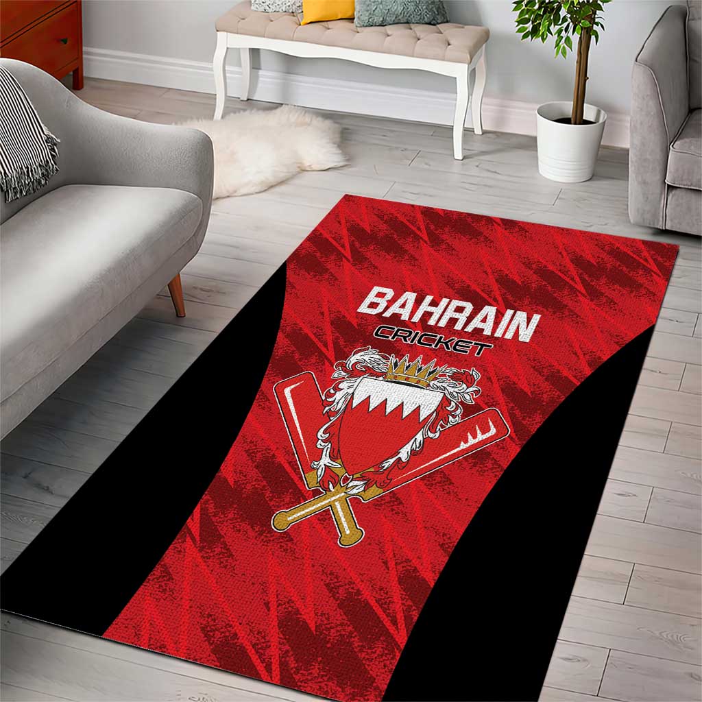 Bahrain Cricket Area Rug Come On Team Bahrain - Wonder Print Shop