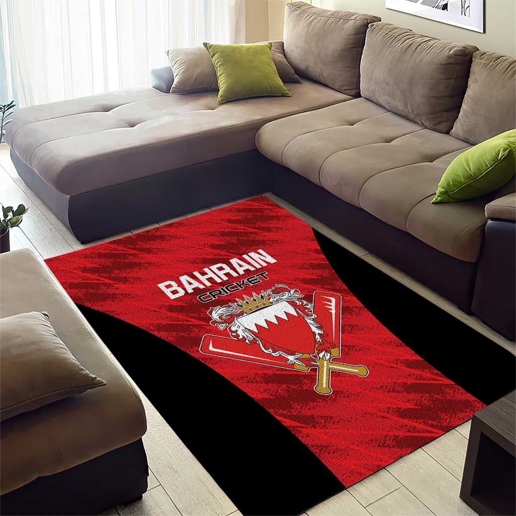 Bahrain Cricket Area Rug Come On Team Bahrain - Wonder Print Shop