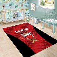 Bahrain Cricket Area Rug Come On Team Bahrain - Wonder Print Shop