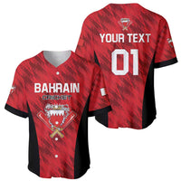 Custom Bahrain Cricket Baseball Jersey Come On Team Bahrain - Wonder Print Shop