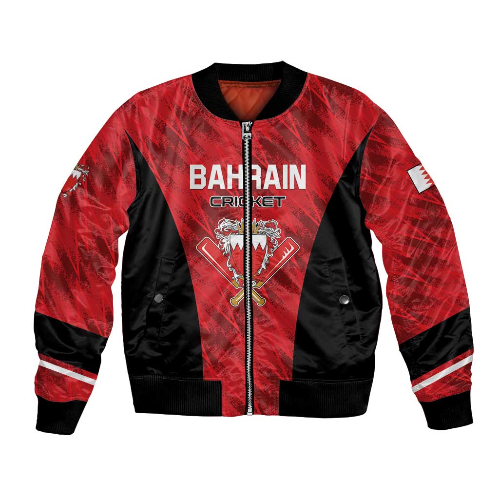 Custom Bahrain Cricket Bomber Jacket Come On Team Bahrain - Wonder Print Shop