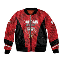 Custom Bahrain Cricket Bomber Jacket Come On Team Bahrain - Wonder Print Shop