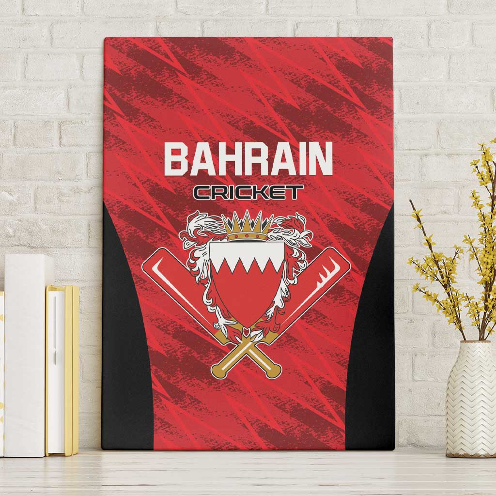 Bahrain Cricket Canvas Wall Art Come On Team Bahrain - Wonder Print Shop