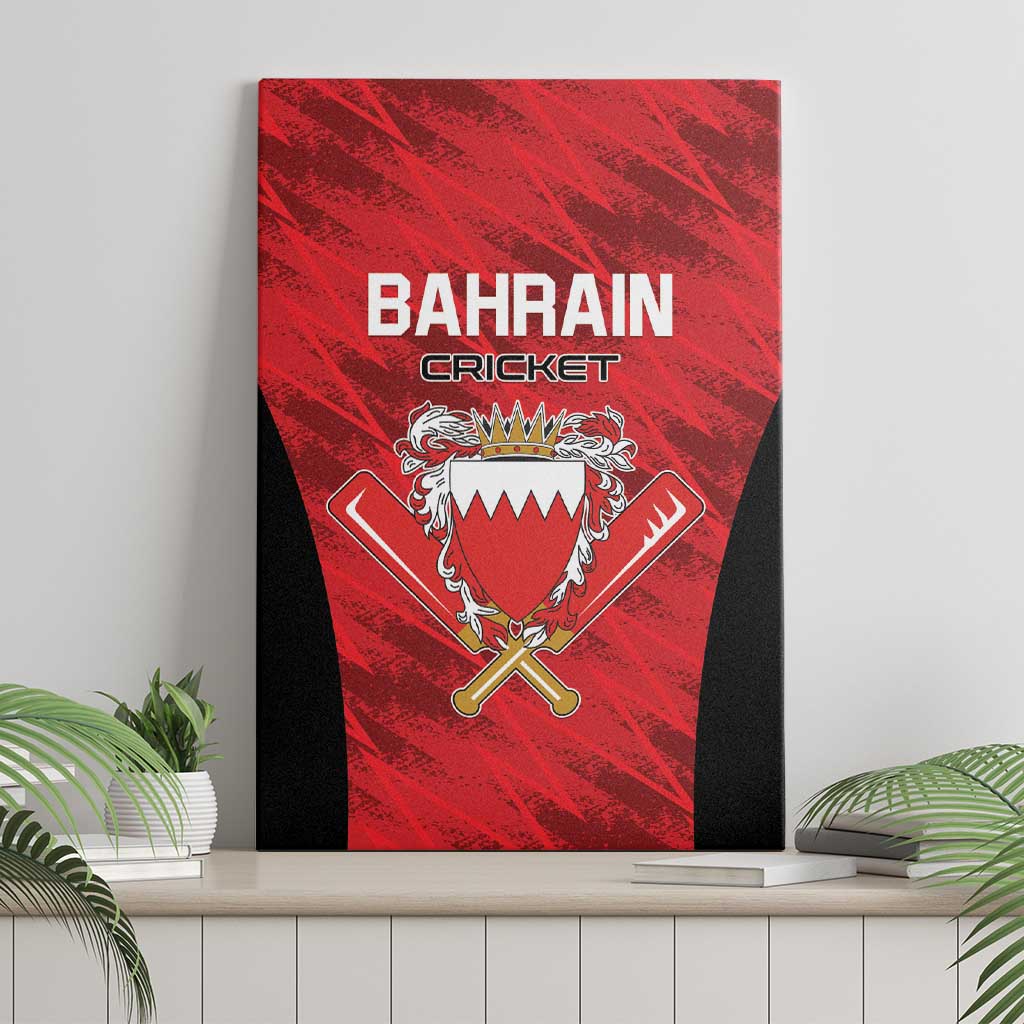 Bahrain Cricket Canvas Wall Art Come On Team Bahrain - Wonder Print Shop