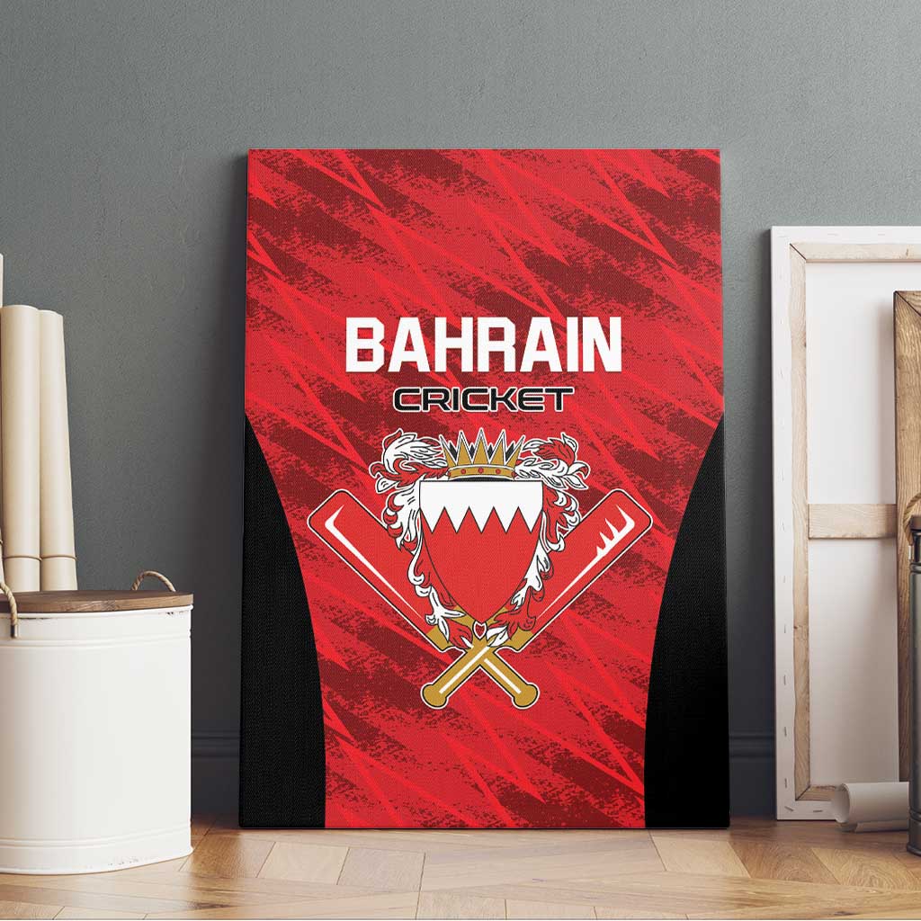 Bahrain Cricket Canvas Wall Art Come On Team Bahrain - Wonder Print Shop