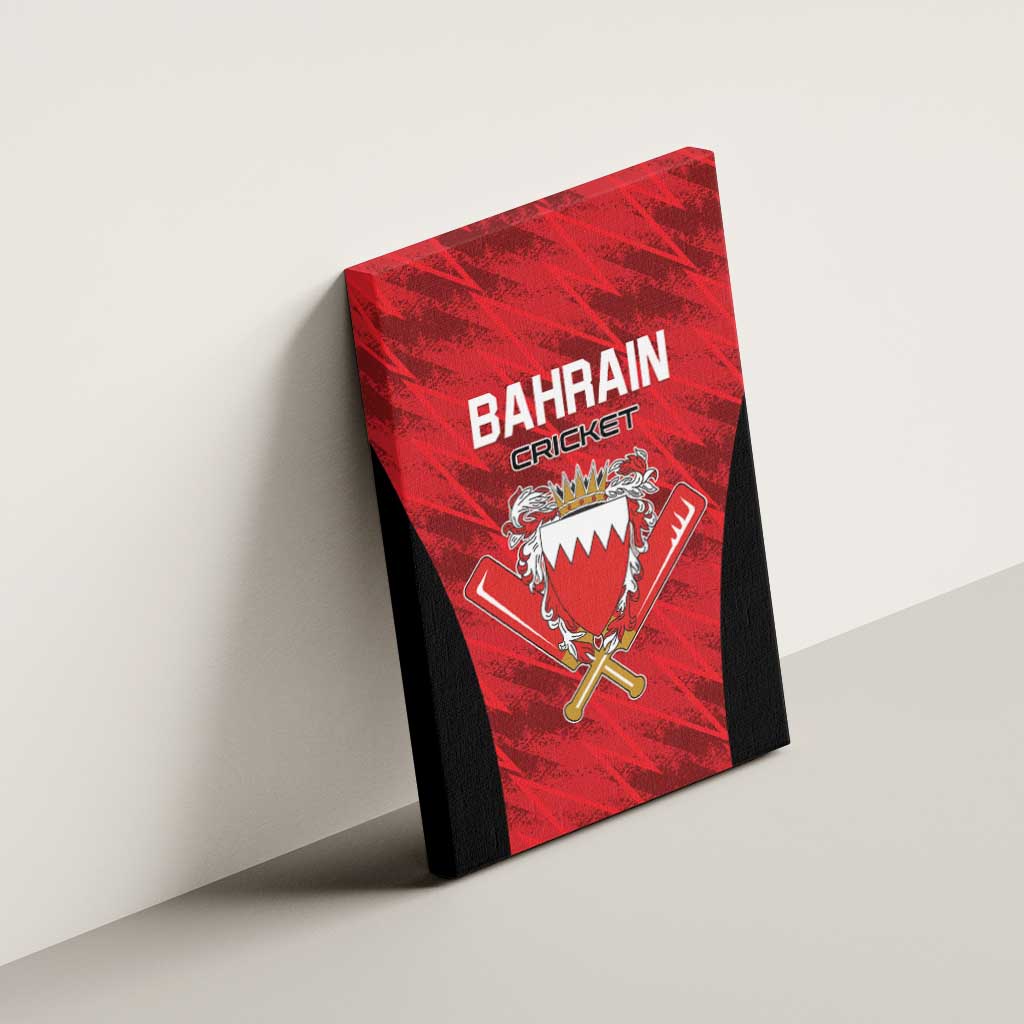 Bahrain Cricket Canvas Wall Art Come On Team Bahrain - Wonder Print Shop