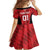 Custom Bahrain Cricket Family Matching Mermaid Dress and Hawaiian Shirt Come On Team Bahrain - Wonder Print Shop