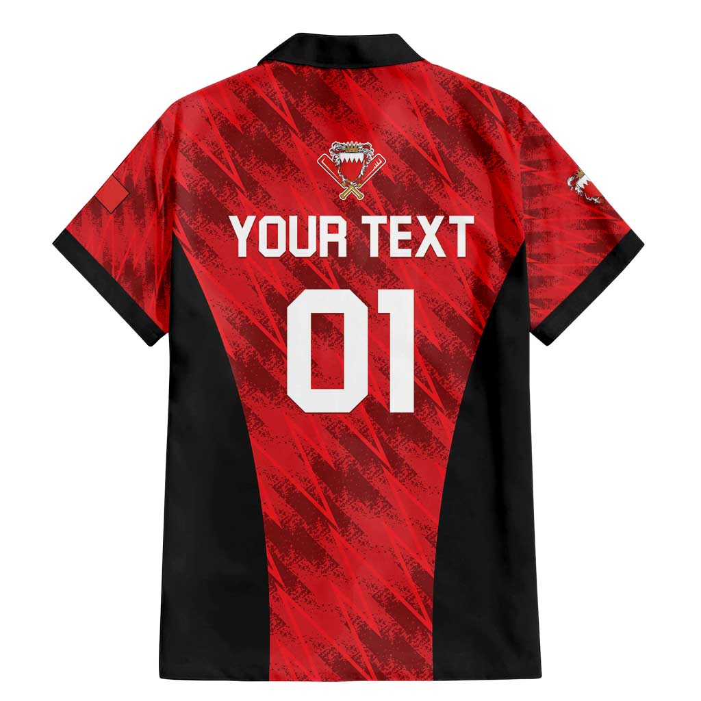 Custom Bahrain Cricket Family Matching Mermaid Dress and Hawaiian Shirt Come On Team Bahrain - Wonder Print Shop