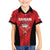 Custom Bahrain Cricket Family Matching Off The Shoulder Long Sleeve Dress and Hawaiian Shirt Come On Team Bahrain - Wonder Print Shop