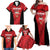 Custom Bahrain Cricket Family Matching Off Shoulder Maxi Dress and Hawaiian Shirt Come On Team Bahrain - Wonder Print Shop