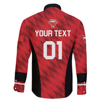 Custom Bahrain Cricket Family Matching Puletasi and Hawaiian Shirt Come On Team Bahrain - Wonder Print Shop