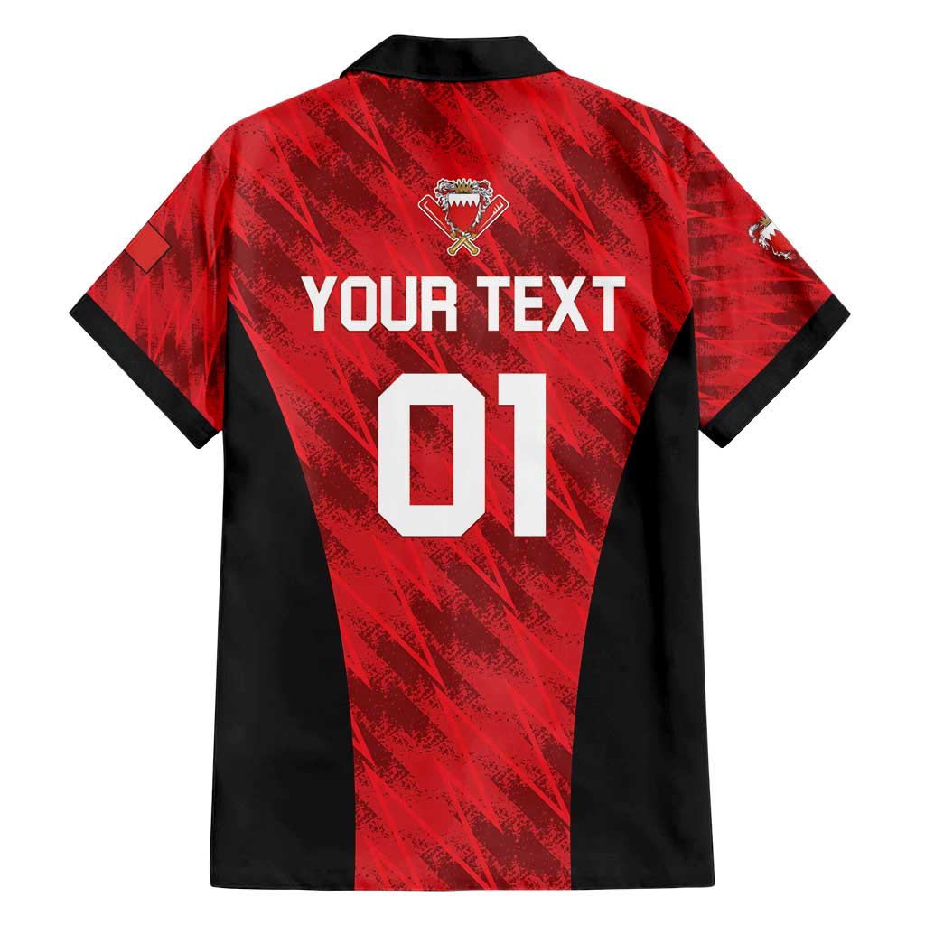 Custom Bahrain Cricket Family Matching Short Sleeve Bodycon Dress and Hawaiian Shirt Come On Team Bahrain - Wonder Print Shop