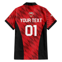 Custom Bahrain Cricket Family Matching Short Sleeve Bodycon Dress and Hawaiian Shirt Come On Team Bahrain - Wonder Print Shop