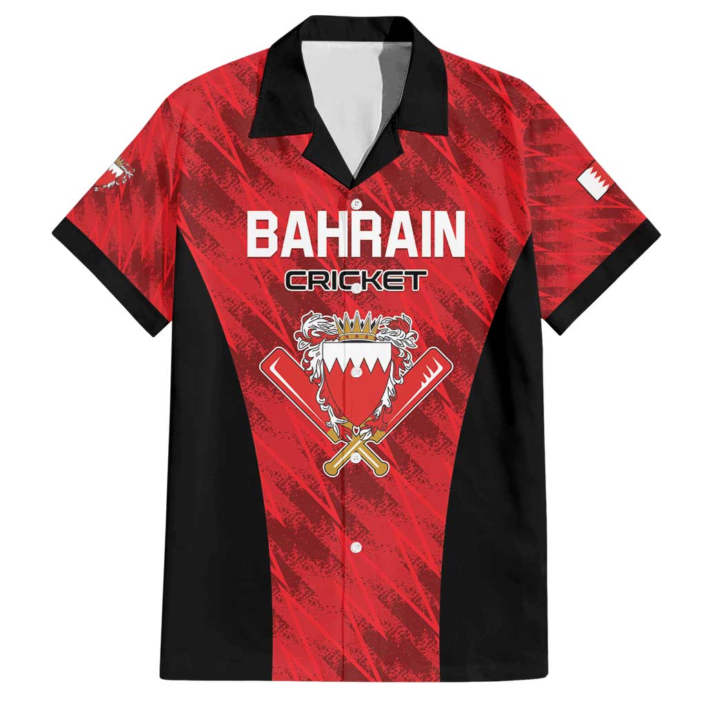 Custom Bahrain Cricket Hawaiian Shirt Come On Team Bahrain - Wonder Print Shop