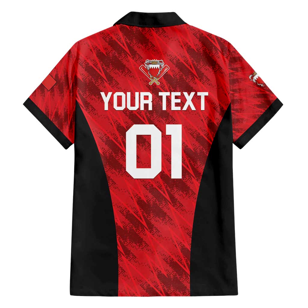 Custom Bahrain Cricket Hawaiian Shirt Come On Team Bahrain - Wonder Print Shop