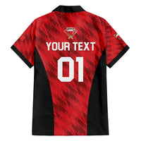 Custom Bahrain Cricket Hawaiian Shirt Come On Team Bahrain - Wonder Print Shop