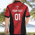 Custom Bahrain Cricket Hawaiian Shirt Come On Team Bahrain - Wonder Print Shop