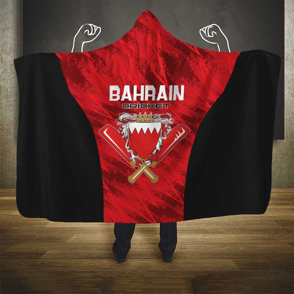 Bahrain Cricket Hooded Blanket Come On Team Bahrain