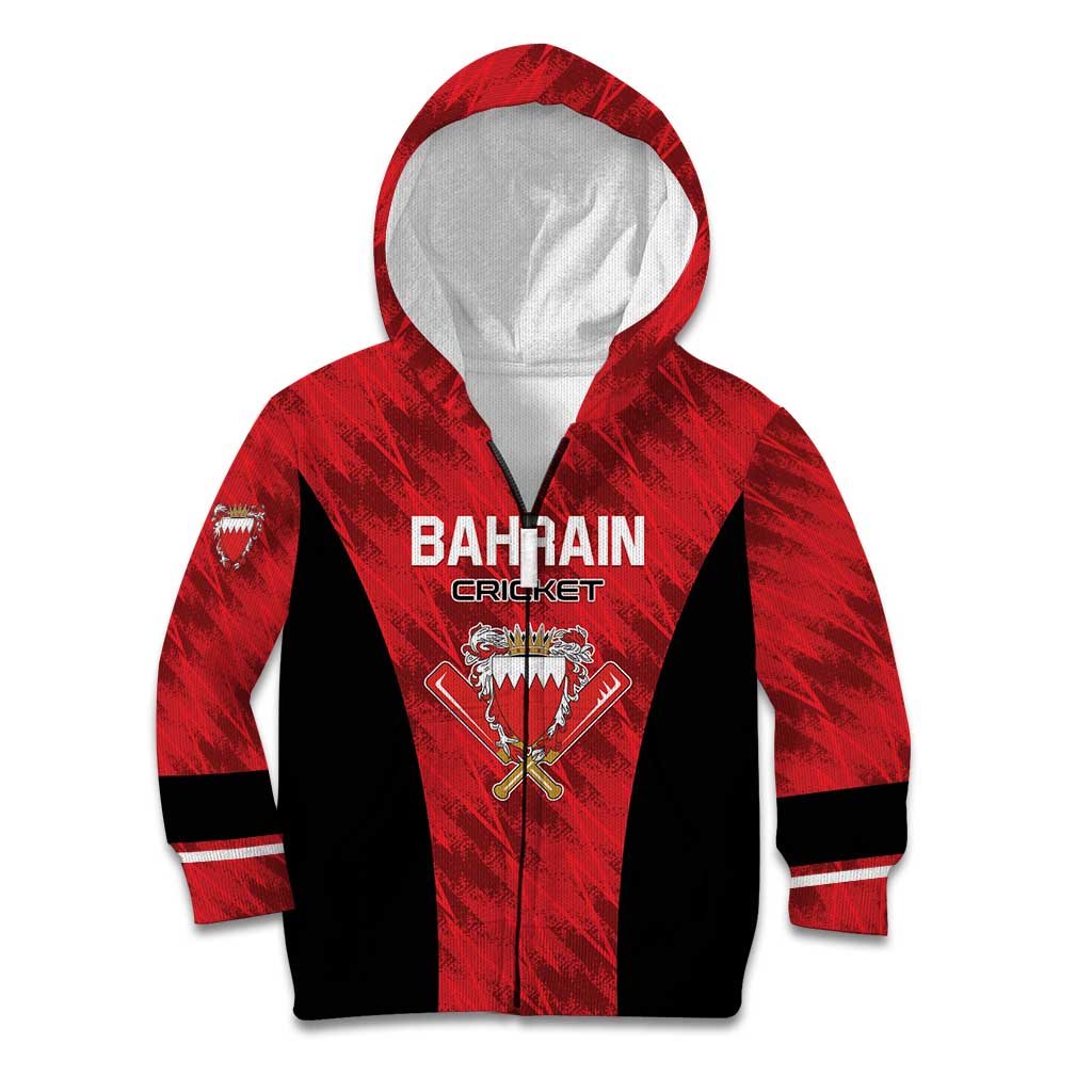 Custom Bahrain Cricket Kid Hoodie Come On Team Bahrain - Wonder Print Shop