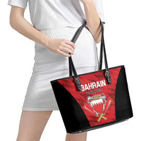 Bahrain Cricket Leather Tote Bag Come On Team Bahrain - Wonder Print Shop